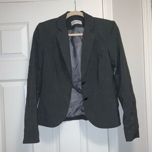 Women’s Calvin Klein Dark Gray Two Button Blazer